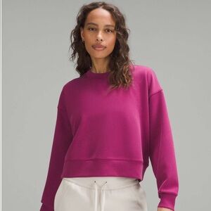 Lululemon Ribbed Softstreme Perfectly Oversized Cropped Crew